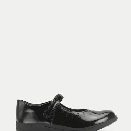 Start-Rite Girl's Study Patent Leather Shoes L - Black
