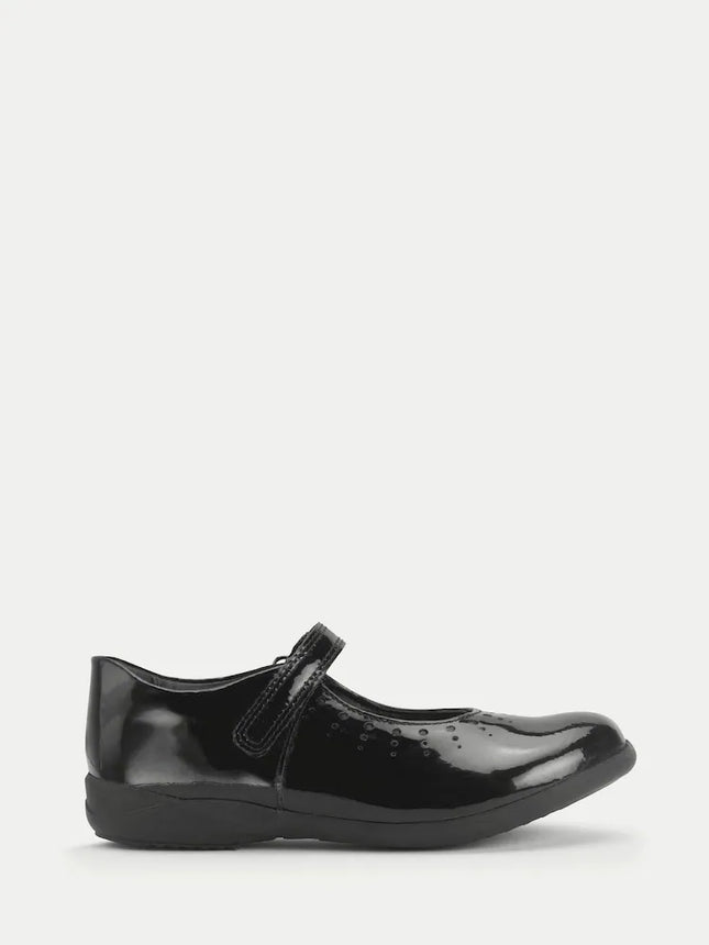 Start-Rite Girl's Study Patent Leather Shoes L - Black