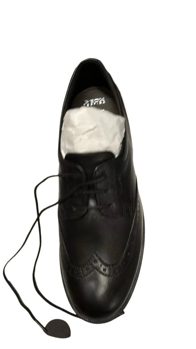 Geox J Agata D Smooth Leather Shoes – Black