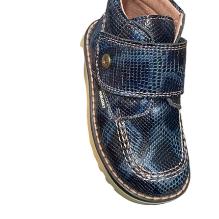 Pablosky Kids Komodo Leather Shoes – Navy Blue