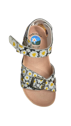 PabloSky Sandals - Titanium/Silver