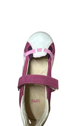 Umi Girls’ Leather Kids Shoes - Pink and White
