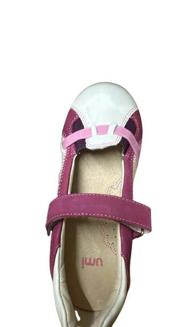 Umi Girls’ Leather Kids Shoes - Pink and White