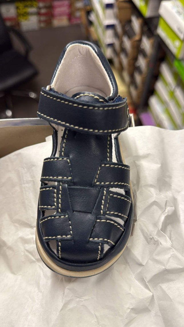 Naturino Nat Pueplo Vitello Sandals - Navy