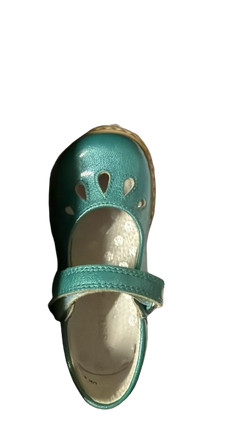 Start-Rite Girls’ Patent Leather Kids Shoes - Aqua