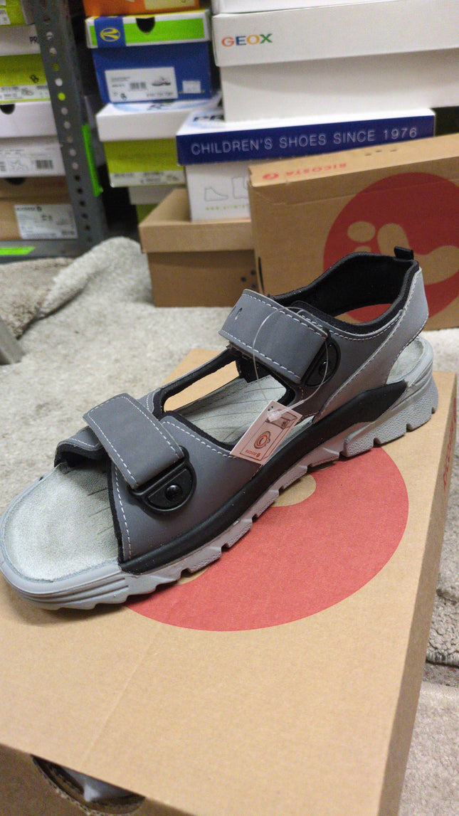 Ricosta Boys’ Sandals - Grey/Black