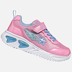 GEOX J ASSISTER G.B SNEAKES PINK / LT SKY