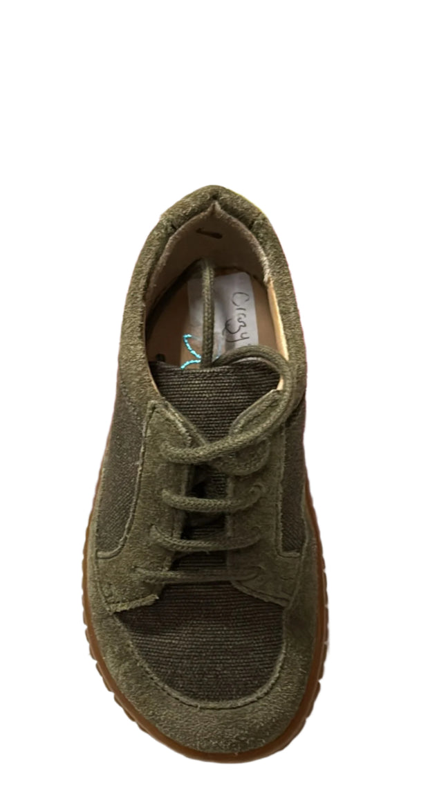 Pomodapi Girls' Crazy Tennis Shoes - Kaki