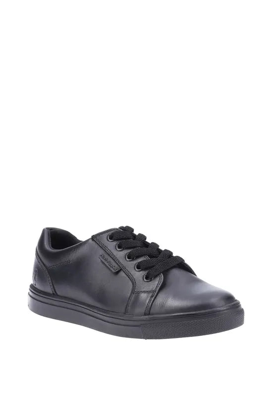 Hush Puppies Kids Sam School Shoes – Black