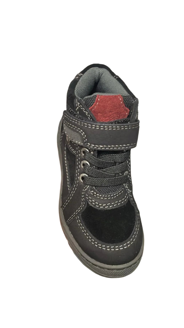 Lurchi Boys’ Barney Tex Waterproof Nubuck Suede Boots – Black