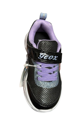 Geox Lights UP Sneakers - Black/Liac