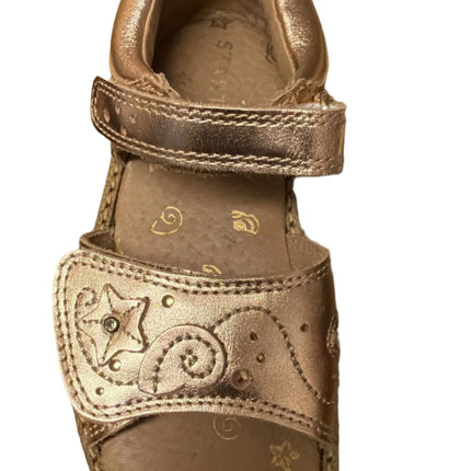 Start-Rite Girls' Seashore Kids Leather Sandals - Rose Gold