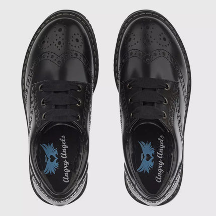 Start-Rite Girl's Impulsive Leather Shoes E - Black