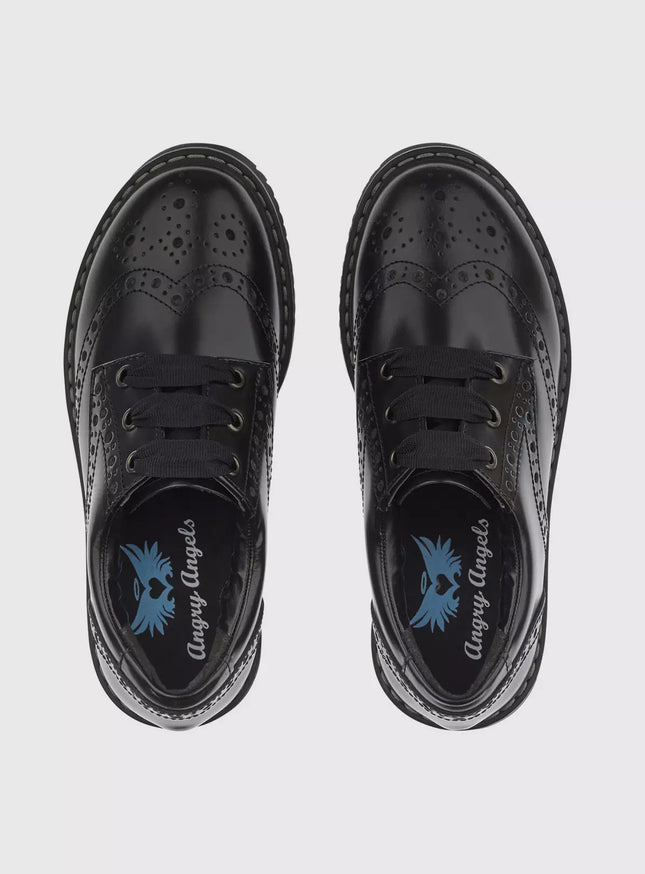 Start-Rite Girl's Impulsive Leather Shoes E - Black