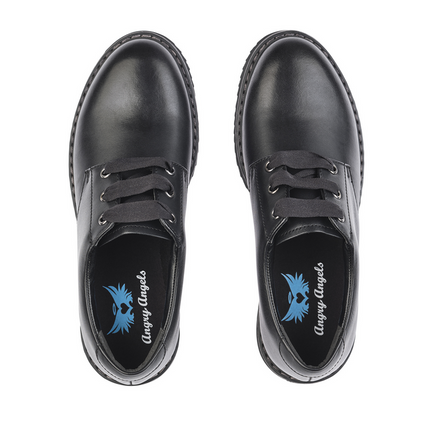 Start-Rite Angle's Impact Leather Shoes E - Black