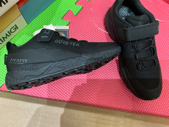 Primigi Gore-Tex Waterproof Black Trainers | Kids' Velcro Shoes