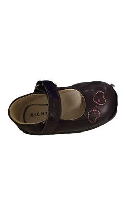 Richter Girls’ glossy Leather Shoes - Dark purple