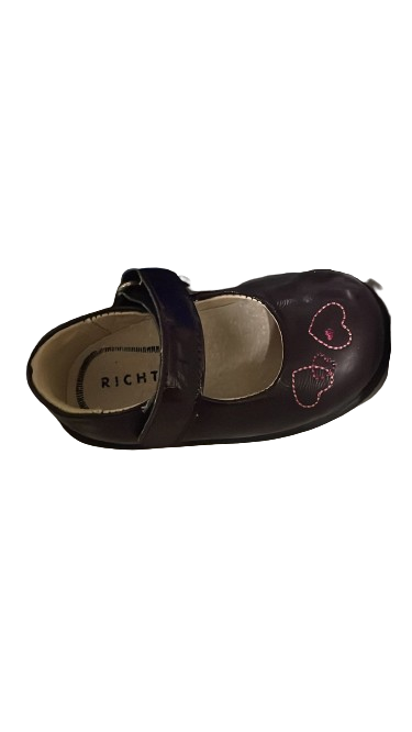 Richter Girls’ glossy Leather Shoes - Dark purple