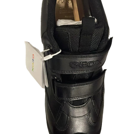 Geox Junior Savage A Smooth Leather Shoes – Black