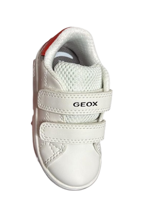 Geox B365LA Kids Shoes - White/Red