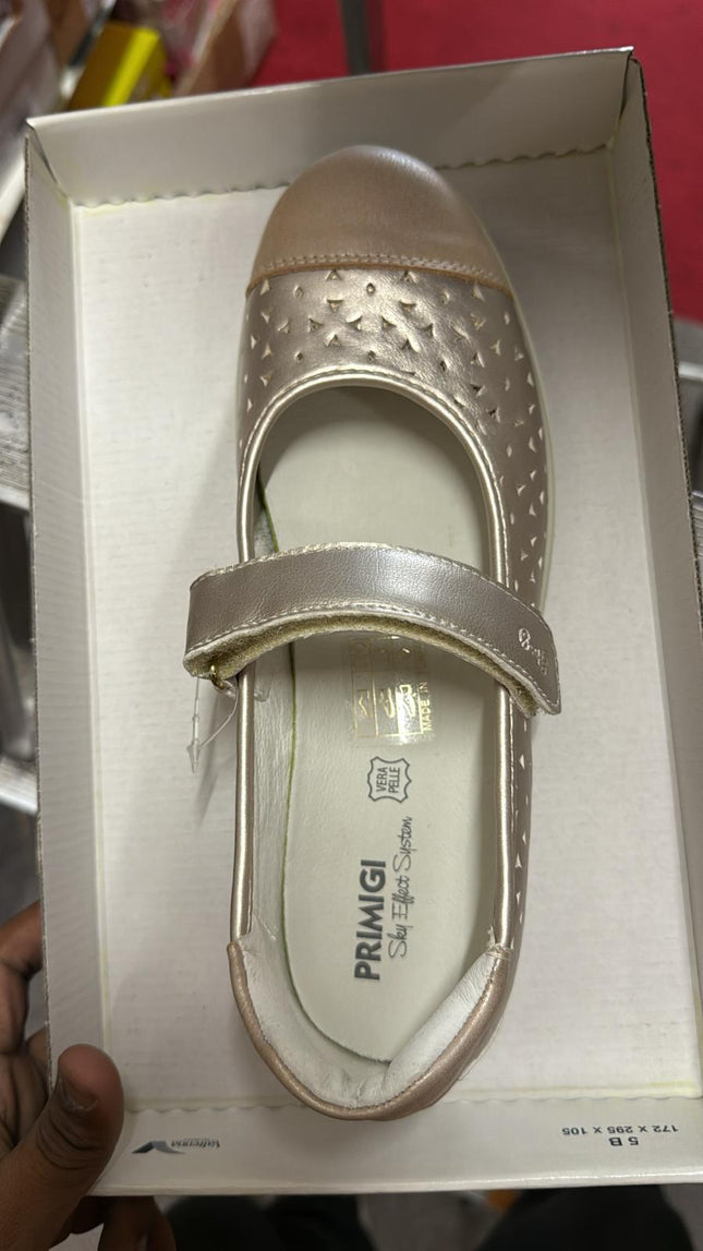 Primigi Metallic Vegan Leather Shoes – Platinum