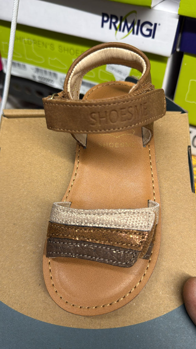 Shoesme Velcro Kids Sandals - Brown