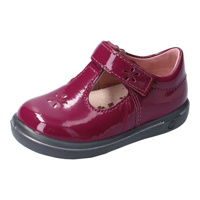 Ricosta Winona Mittel Merlot T-Bar leather shoes Marron