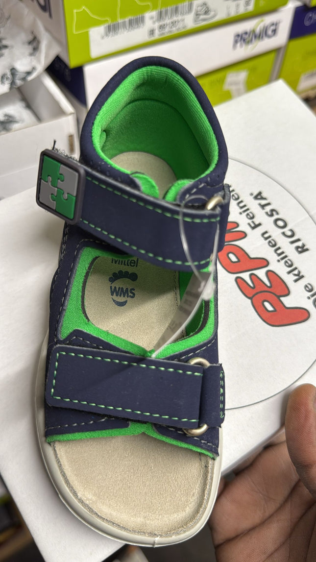 Ricosta Manto Kids Sandals - Nautic/Neongrun