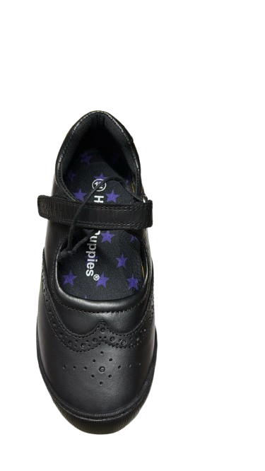 Hush Puppies Girls' Rina Nun Patent Infant Shoes – Black