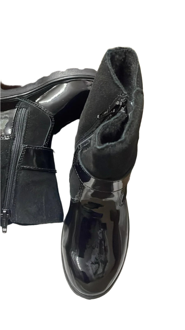 Ricosta Girls' Ranka Mid Boots - Black