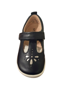 Start-Rite Girls' Puzzle Leather Kids Shoes - Navy