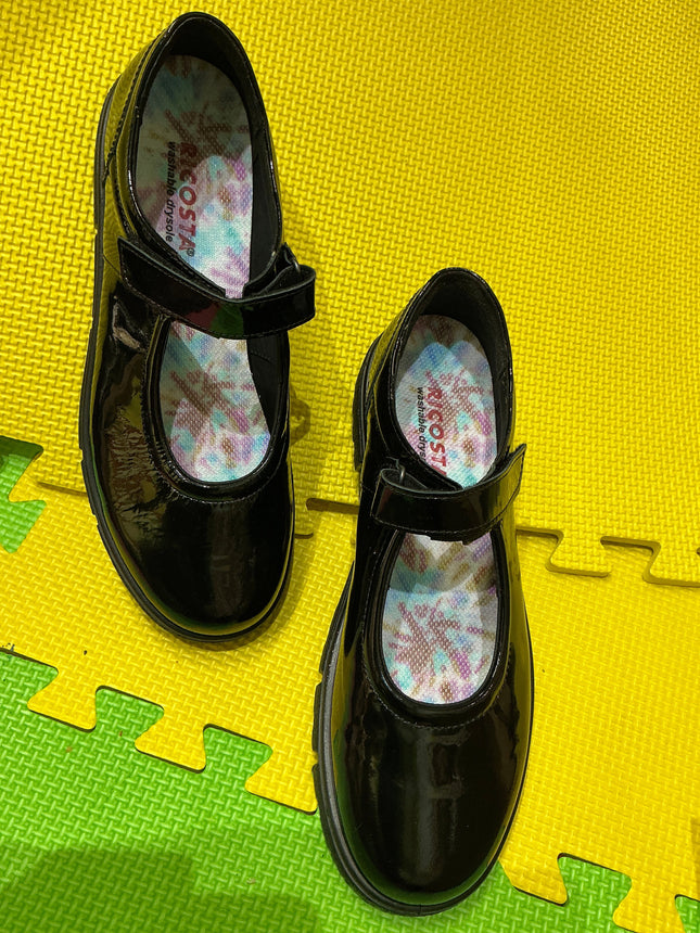 Ricosta girls school shoes patent