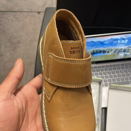 Primigi Rusty Vitello Boat Leather Shoe - Beige