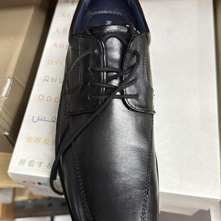 Hush Puppies Brandon Men's Leather Lace-Up Shoes – Black