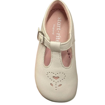 Start-Rite Girls' Bubble Leather Kids Shoes - White