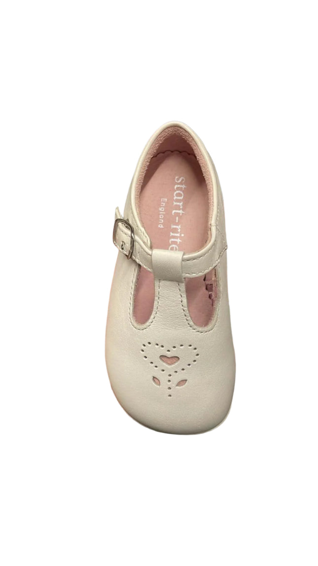 Start-Rite Girls' Bubble Leather Kids Shoes - White