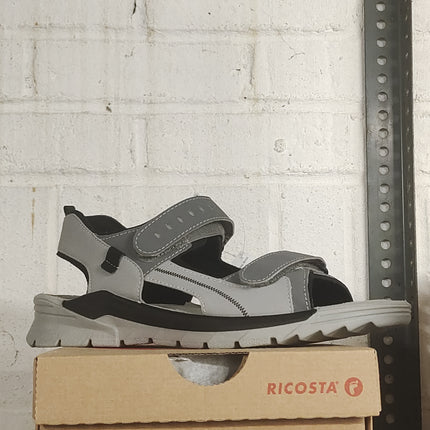 Ricosta Boys’ Leather Kids Sandals - Grey