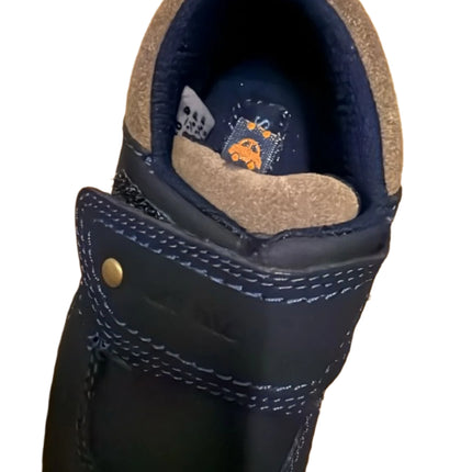 Start-Rite Home Spun Leather Kids Shoes - Dark Navy