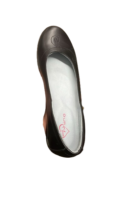 Rhino Girls’ Elodie Leather Kids Shoes - Black