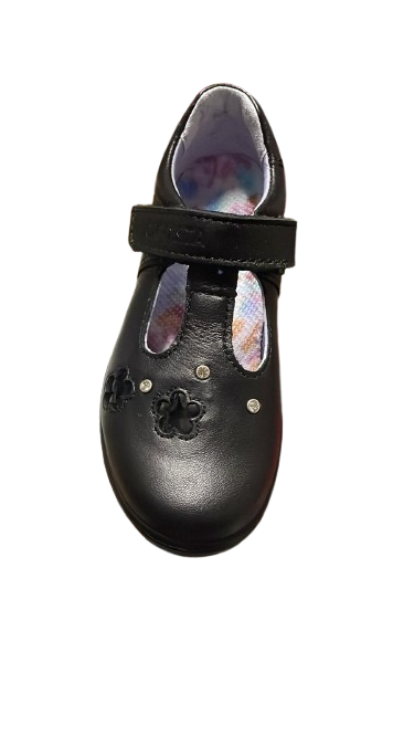 Ricosta Girls' Shoes Leather Kids Shoes - Black