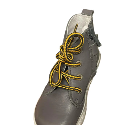 Bo-Bell Kids Benisa' Leather Shoes– Grey