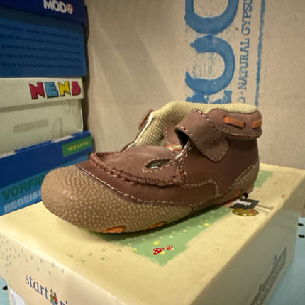 Start-Rite Boys' Little Brave Tot Leather Kids Shoes - Tan