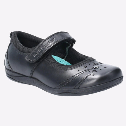 Hush Puppies Girl's Amber Senior School Shoe - Black