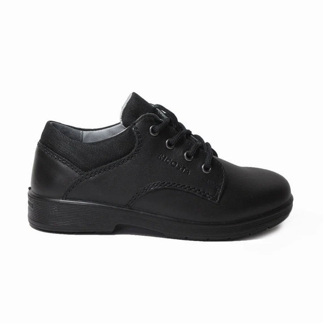 Ricosta Harry Schwarz Meran Medium Leather Shoes - Black