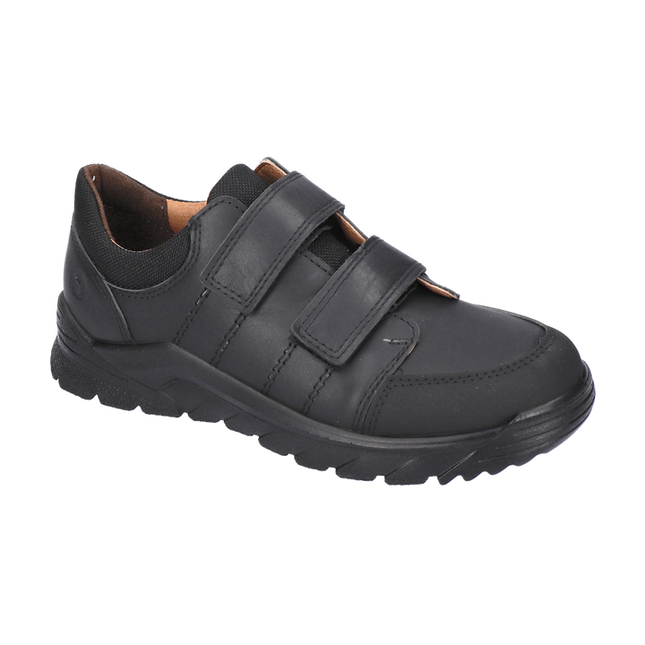 Ricosta Johno Schwarz Meran Medium Leather Shoes - Black