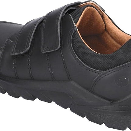 Ricosta Johno Schwarz Meran Medium Leather Shoes - Black