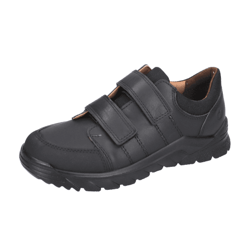 Ricosta Johno Schwarz Meran Wide Leather Shoes - Black