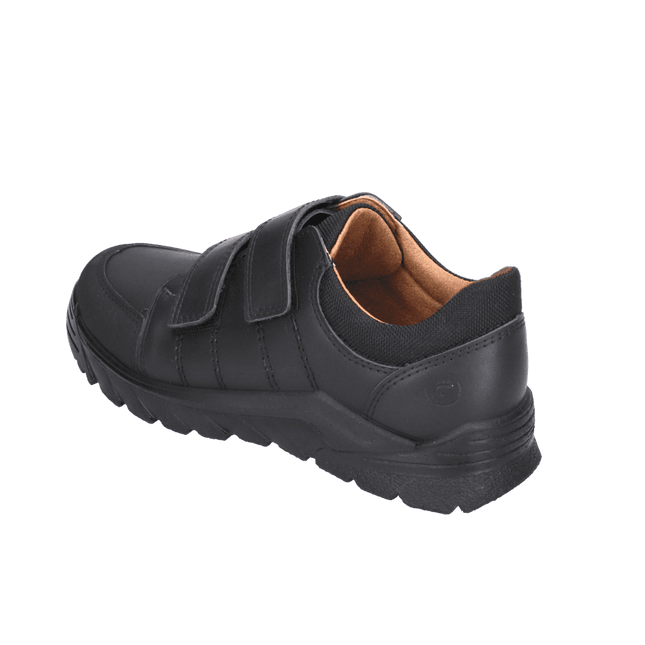 Ricosta Johno Schwarz Meran Wide Leather Shoes - Black