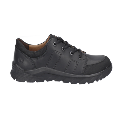 Ricosta Nate Schwarz Meran Medium Leather Shoes - Black