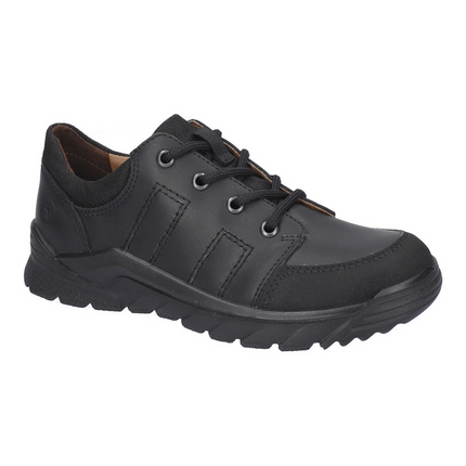 Ricosta Nate Schwarz Meran Medium Leather Shoes - Black